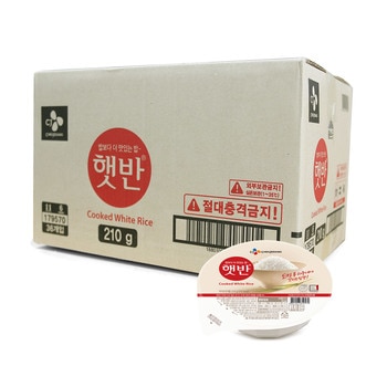 CJ 햇반 둥근햇반 210g x 36