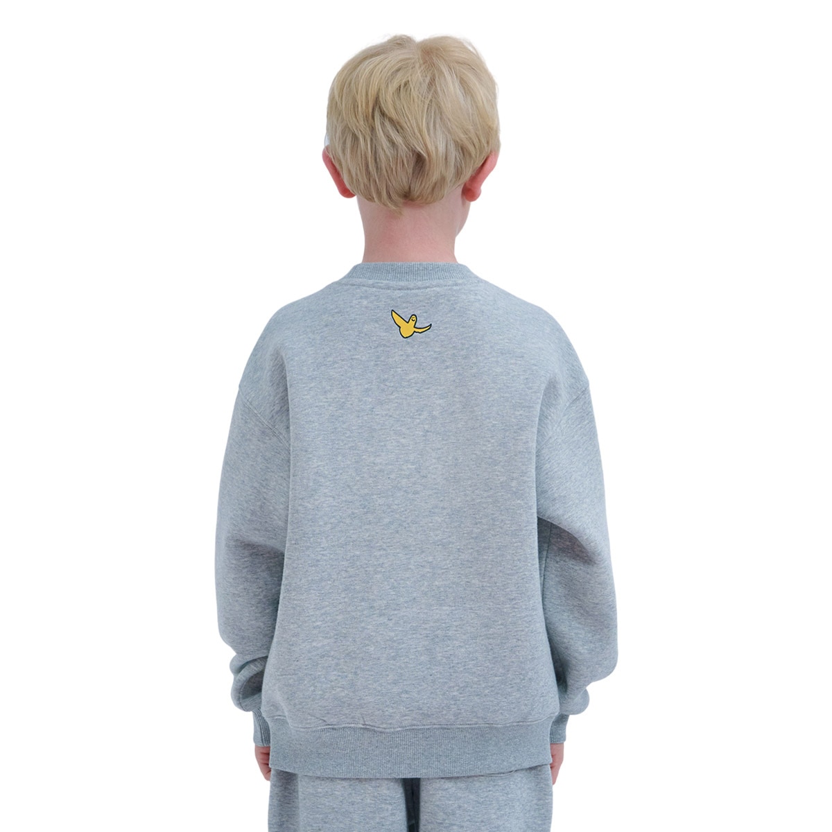 마크 곤잘레스 키즈 긴소매 플리스 크루 - 멜란지그레이 마크 곤잘레스 키즈 긴소매 플리스 크루 - 멜란지그레이