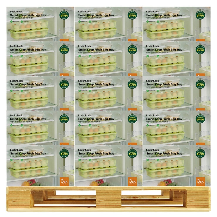 Lock&Lock Smart Keep Fresh Egg Tray 3PK x 115 682340