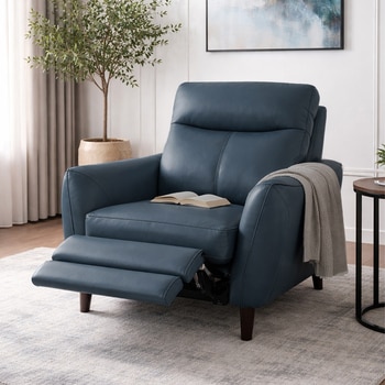 HTL 루나 풀레더 리클라이너 소파 1인