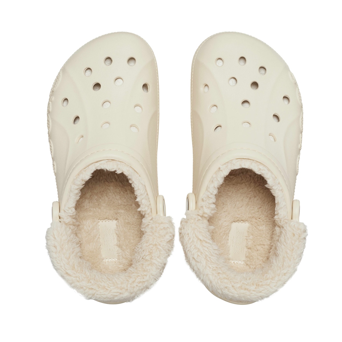 크록스 성인 바야 라인드 퍼즈 스트랩 클로그