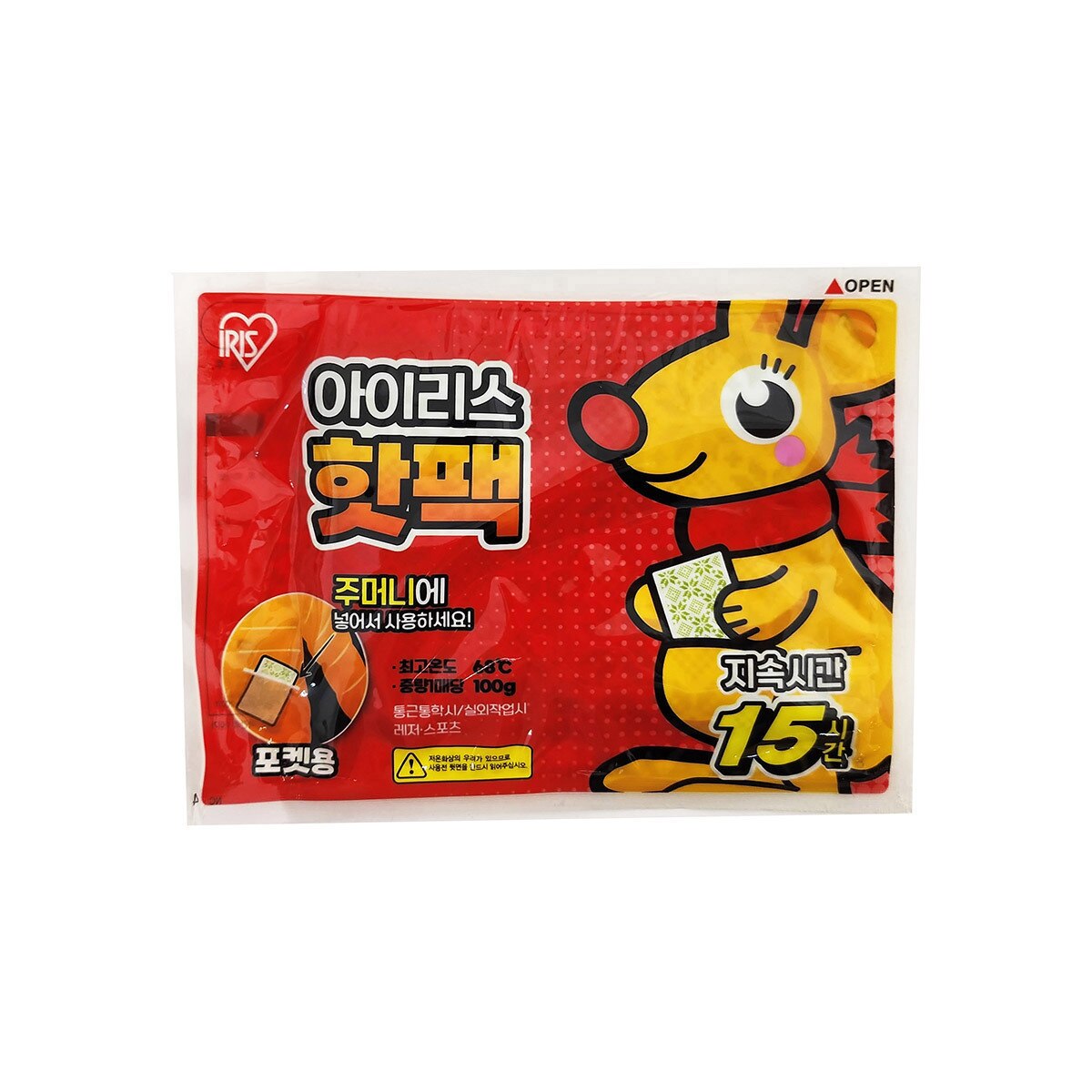 아이리스 포켓용 핫팩 100g x 50개