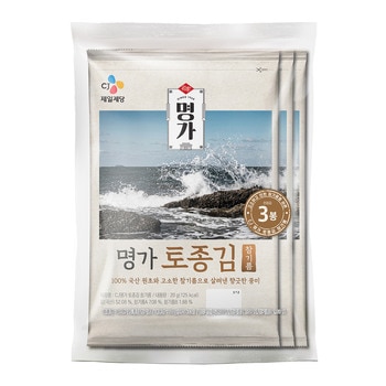 CJ명가토종김 참기름 전장김 20g x 3 x 5