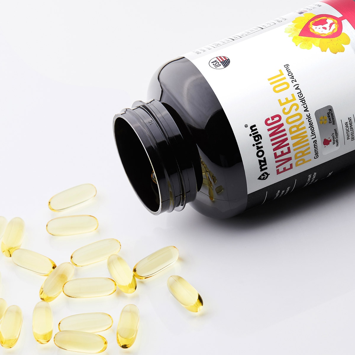 엔젯오리진 달맞이꽃 종자유 1,001mg x 180캡슐