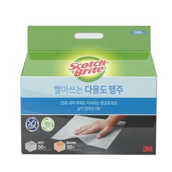 스카치브라이트 다용도 행주 청소포 100매 / 최소구매 2 스카치브라이트 다용도 행주 청소포 100매 / 최소구매 2