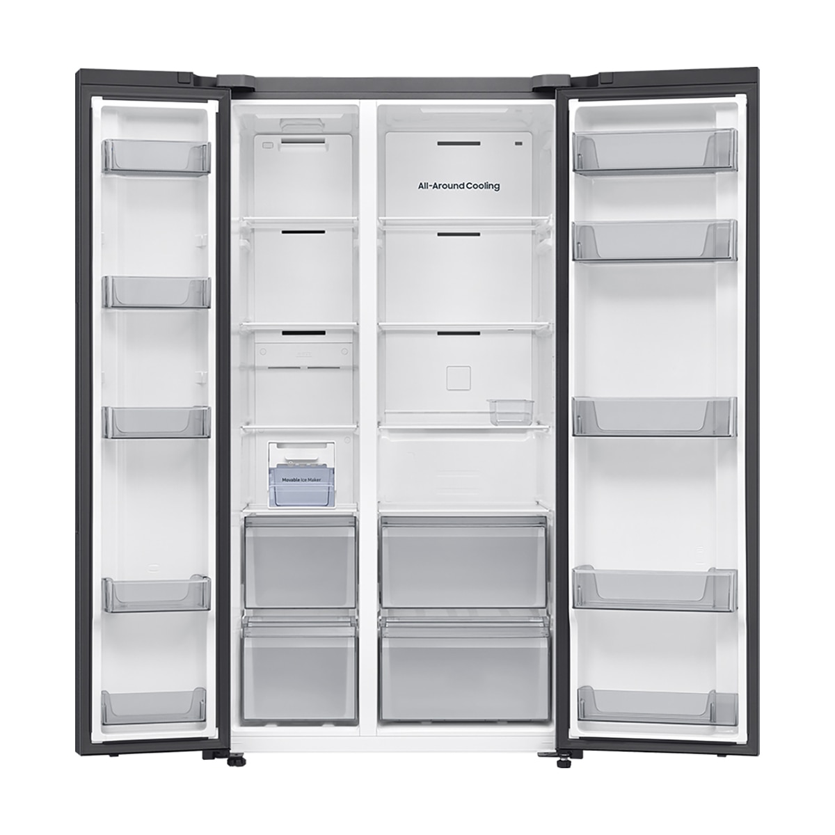 삼성 비스포크 양문형 냉장고 651L, 젠틀블랙 삼성 비스포크 양문형 냉장고 651L, 젠틀블랙
