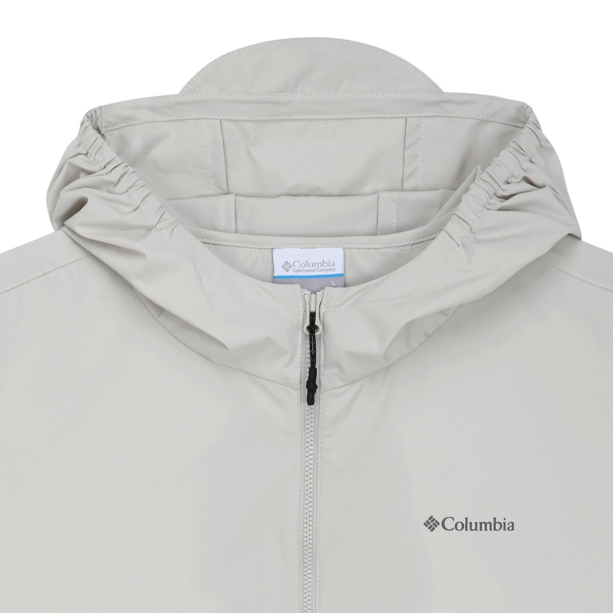 컬럼비아 여성 후드 베스트 - 그레이 베이지, S