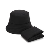 화이트샌즈 경량 패딩 버킷햇 + 넥 워머 SET 헬로나