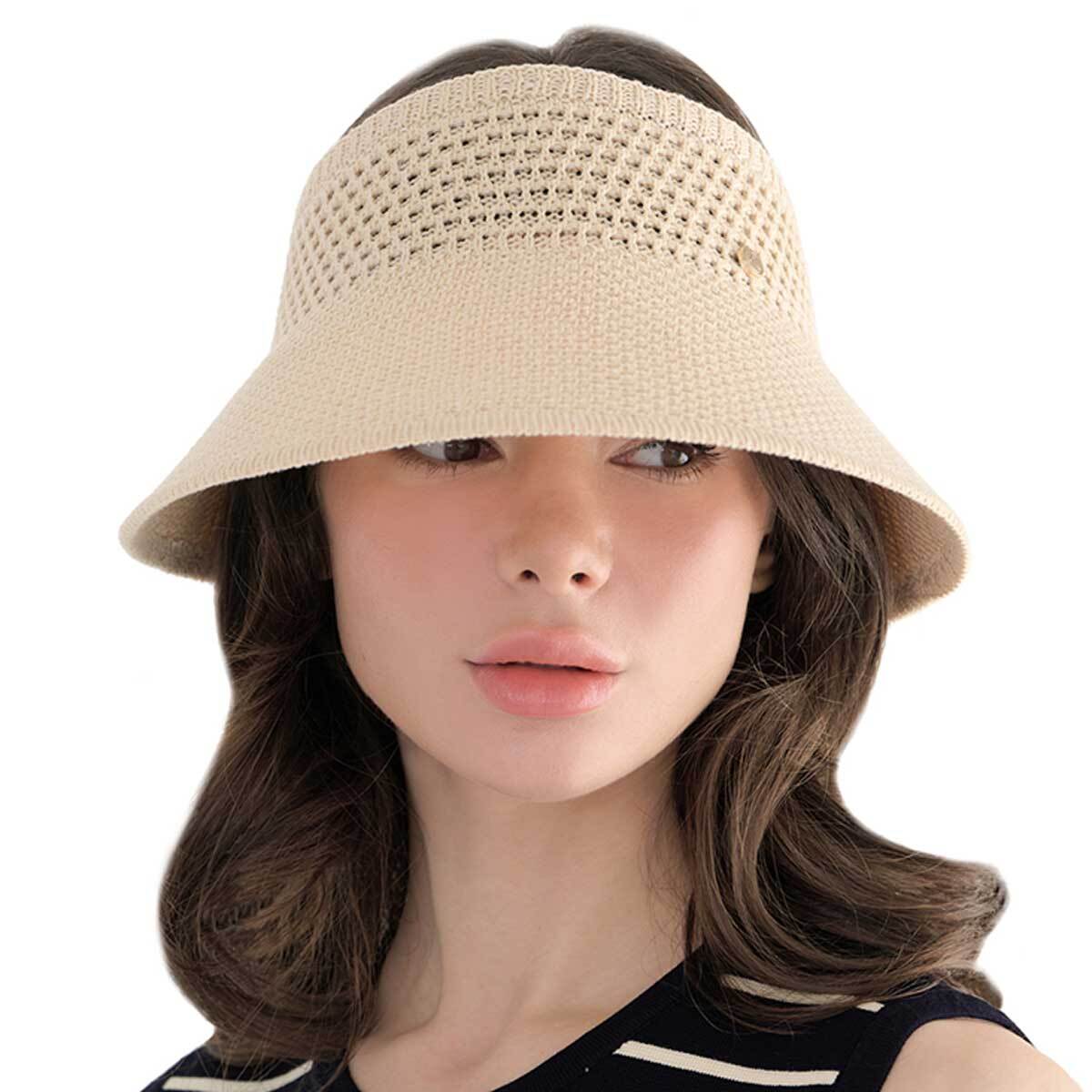 안드레아바나 여성 썬 바이저 - 베이지