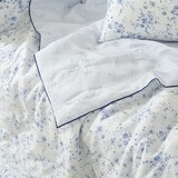 에이프릴앳홈 모달 인견 사계절 담요 120x150cm - 블루