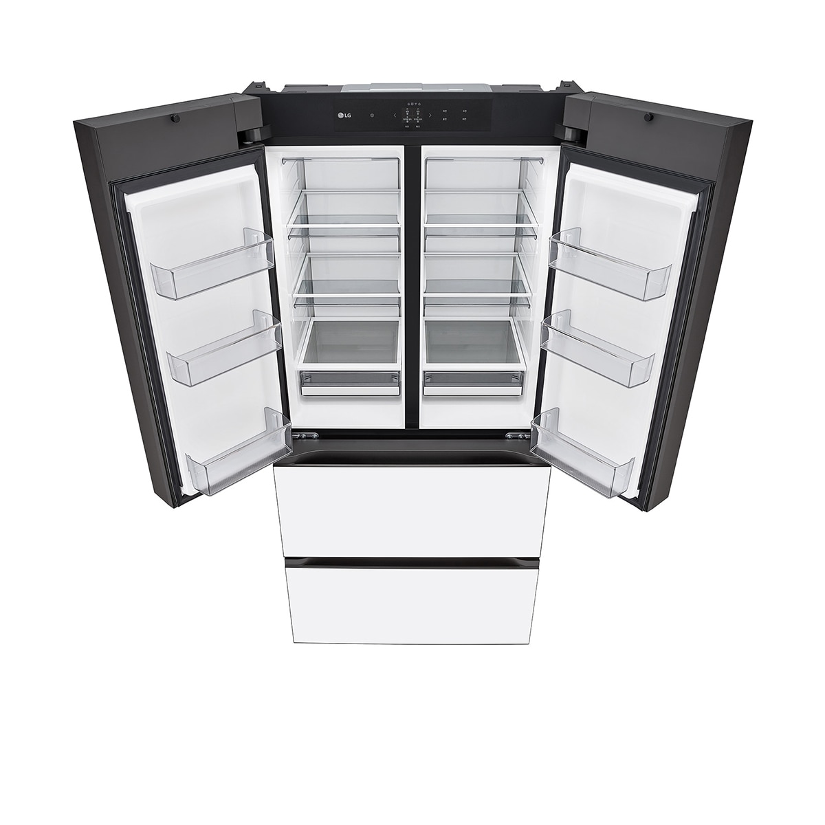 엘지 디오스 AI 오브제컬렉션 김치톡톡 491L- 글라스 에센스화이트