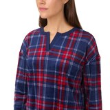 노티카 여성 실키 플리스 파자마 세트 - 레드