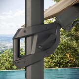 앳레저 캔틸레버 사각우산, 3.0 x 3.9m, 머쉬룸