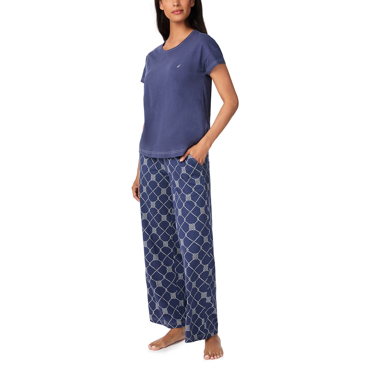 노티카 여성 라운지 상하의 세트 - 네이비, S