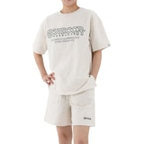 아웃도어프로덕츠 여성 라운지 상하의 세트 - 멜란지 오트밀