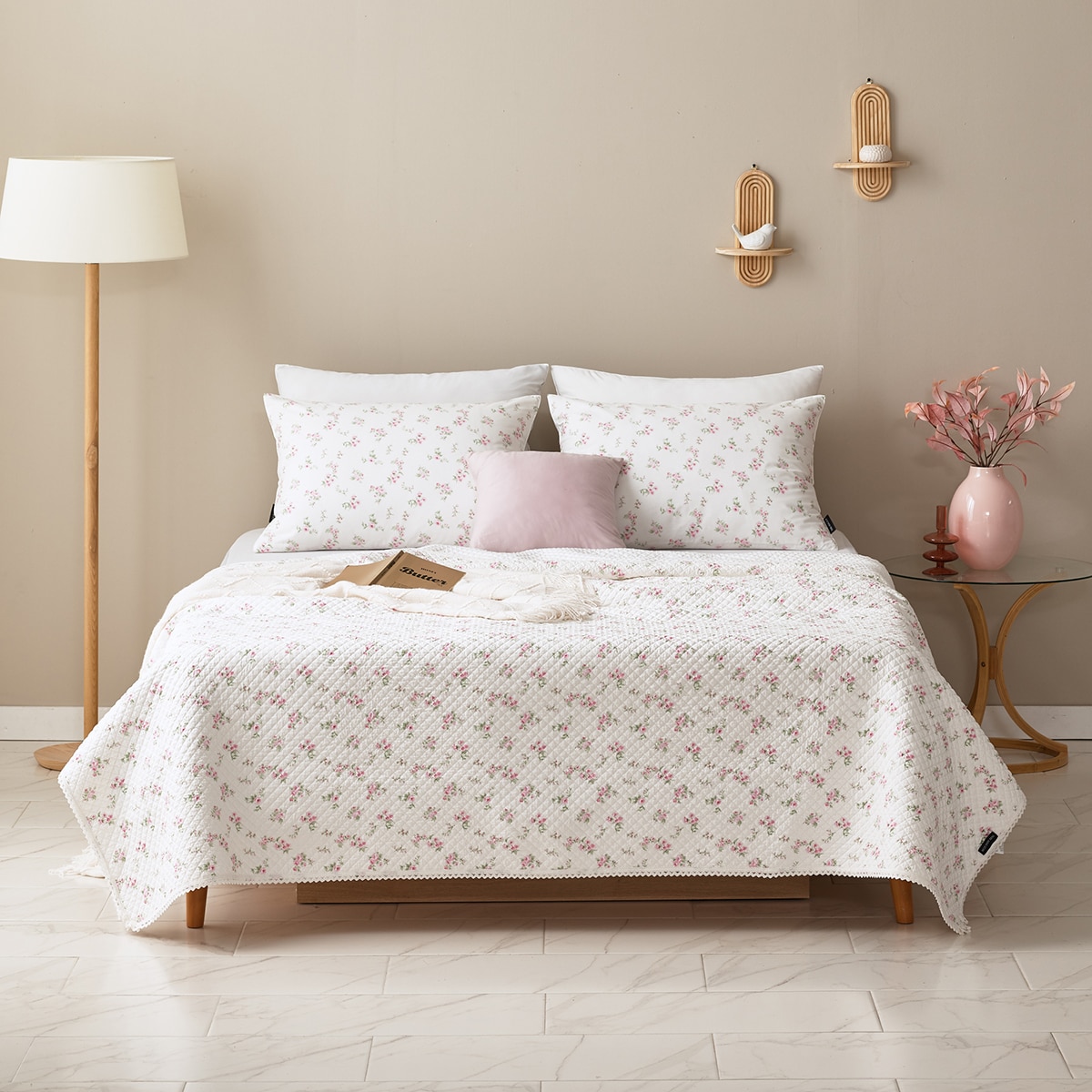 박홍근홈패션 목화 냉감 양면 스프레드 - 퀸