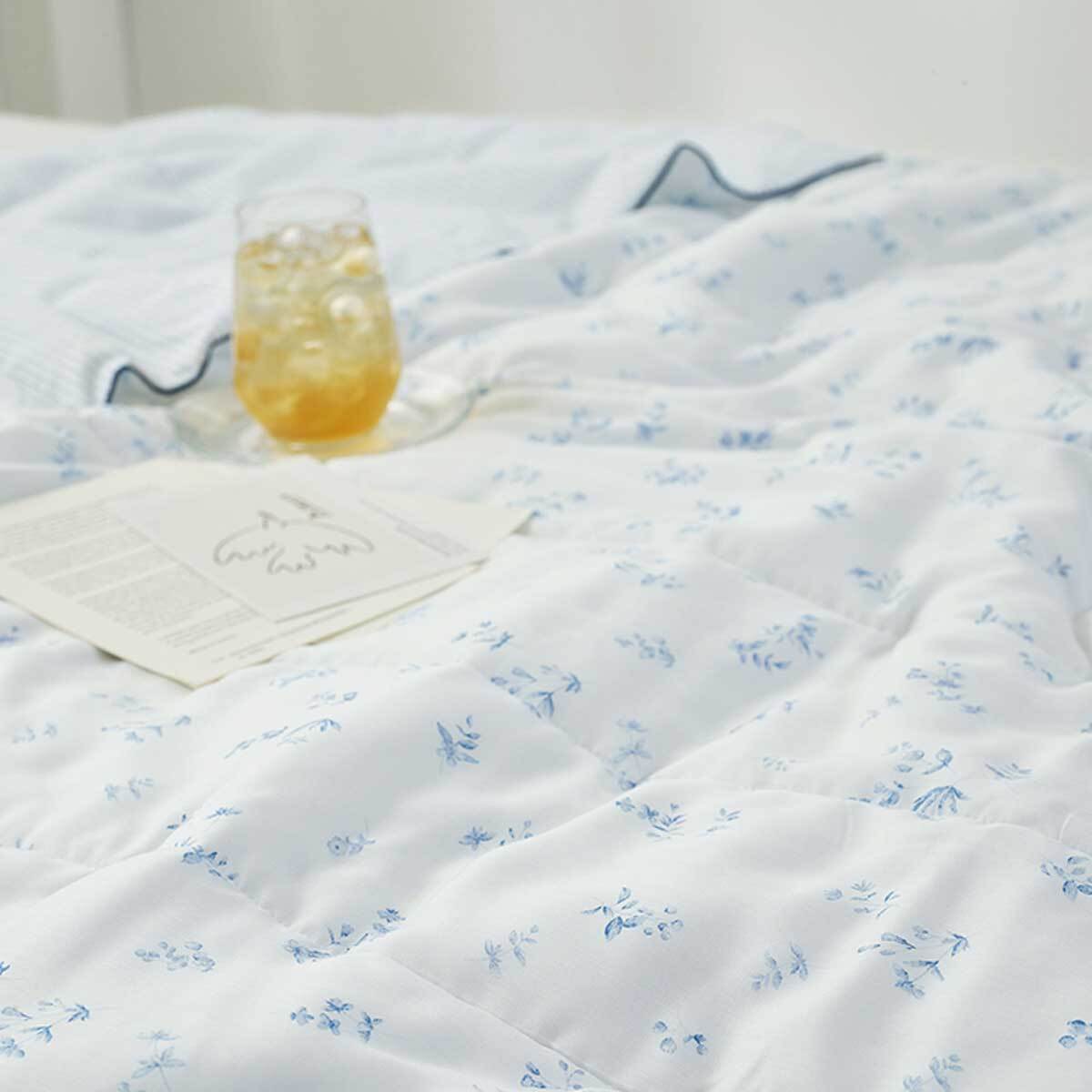 썸니아 모달 냉감 차렵 이불 - 싱글, 플로럴