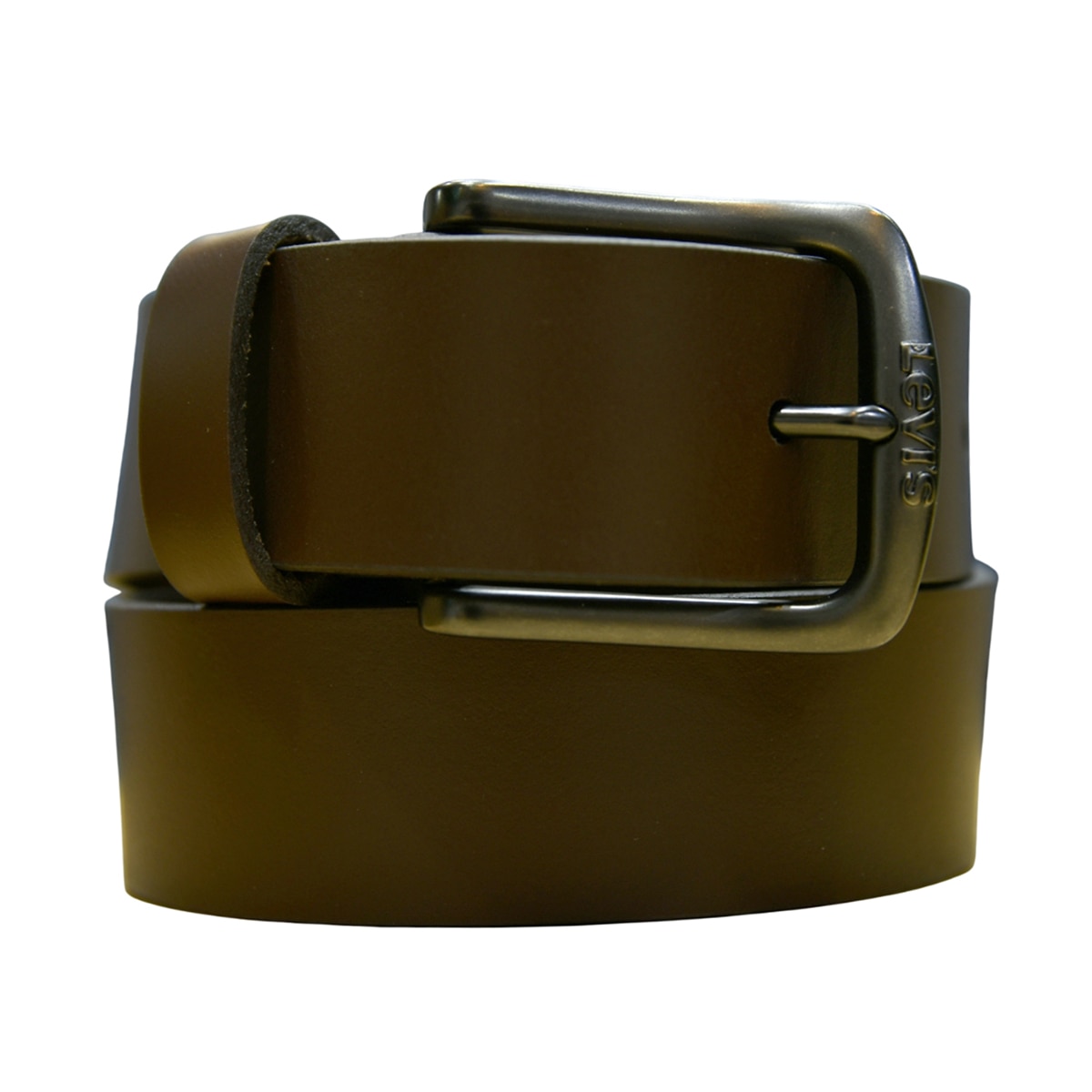 리바이스 남성 소가죽 벨트 - 브라운, 34