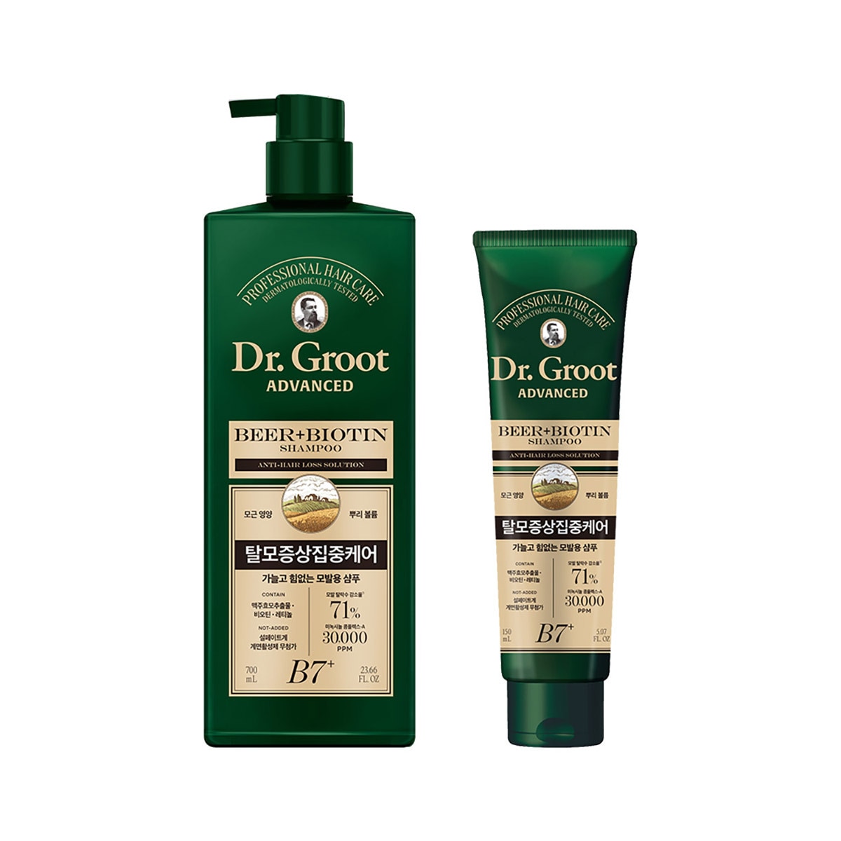 닥터그루트 탈모증상 집중케어 샴푸 700ml+150ml