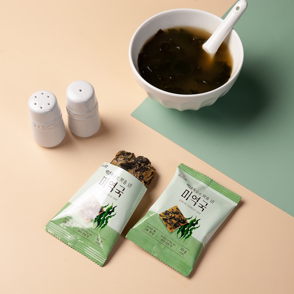 소스락 즉석국 10g x 24 - 백년육수로 맛을 낸 미역국