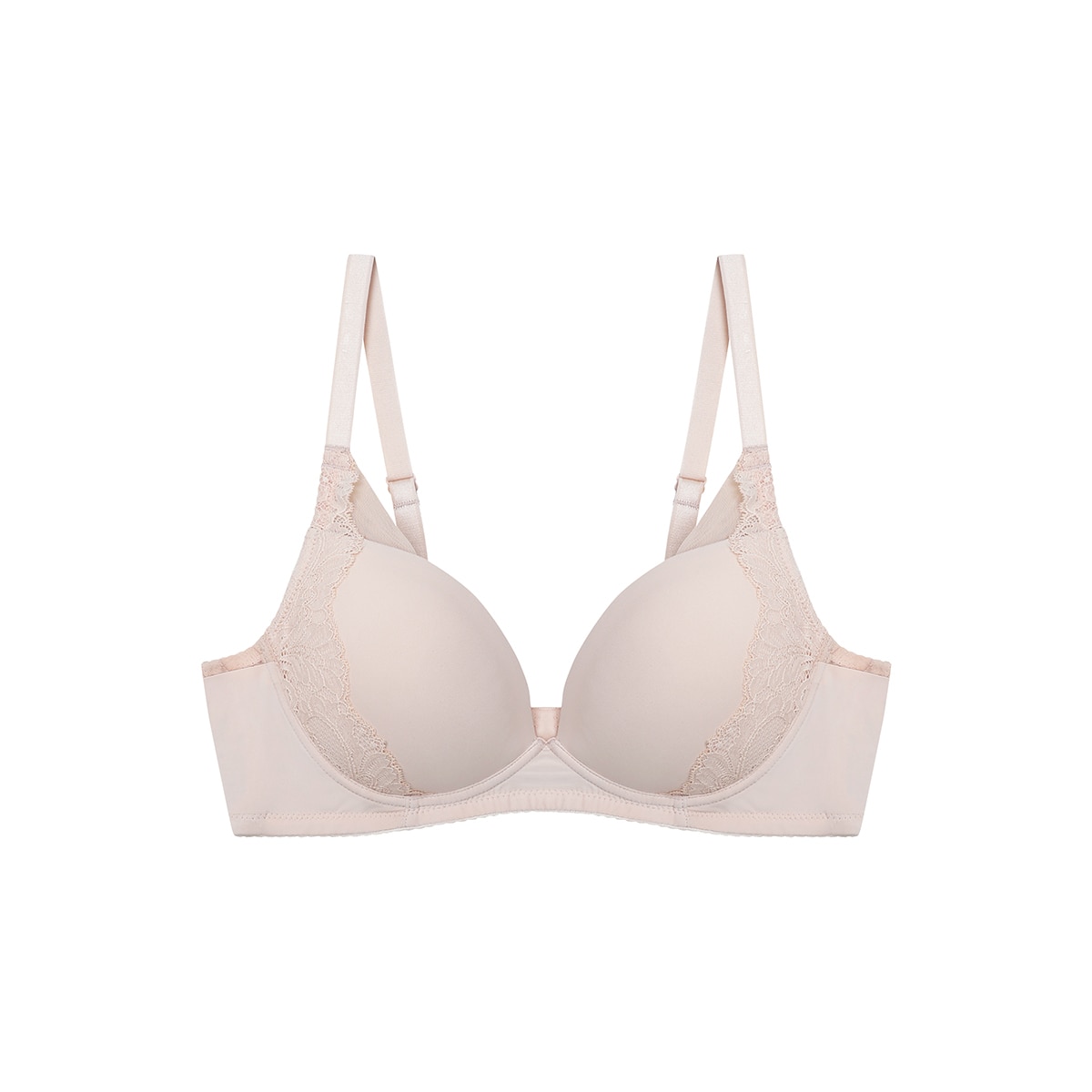 비너스 노와이어 메모리 브라 2매 - 라이트베이지/다크베이지, 75B