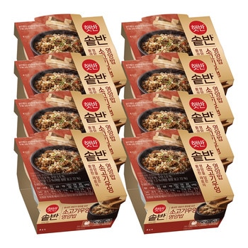 CJ햇반 솥반불고기우엉밥 200g x 8