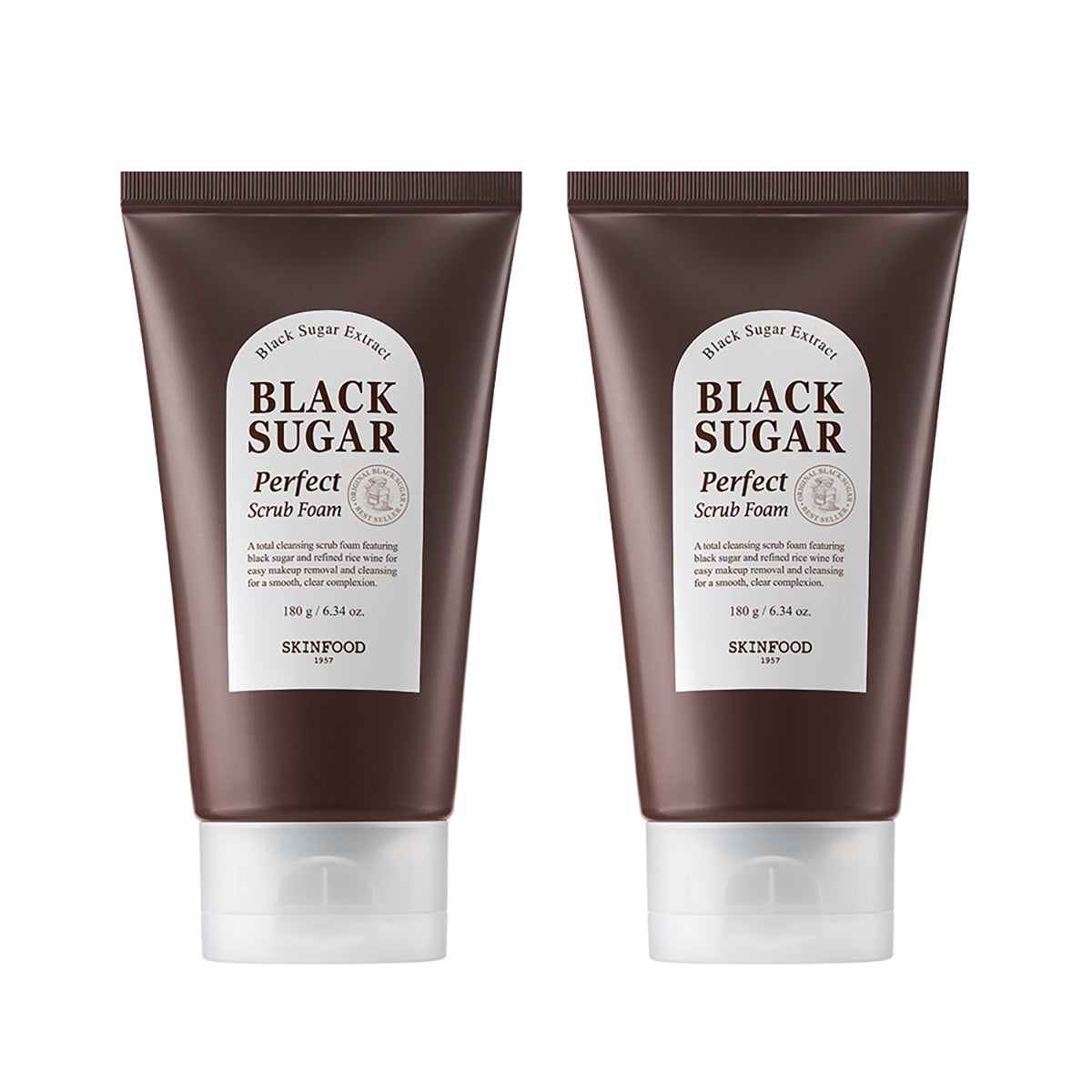 스킨푸드 블랙슈가 퍼펙트 스크럽 폼 180g x 2 스킨푸드 블랙슈가 퍼펙트 스크럽 폼 180g x 2