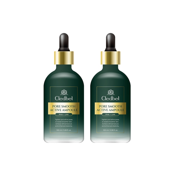끌레드벨 포어 스무스 액티브 앰플 100ml x 2
