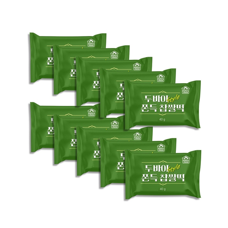 두바이 스타일 쫀득 찹쌀떡 40G X 10