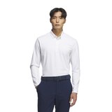 아디다스 골프 남성 긴소매 폴로 티셔츠 - 화이트