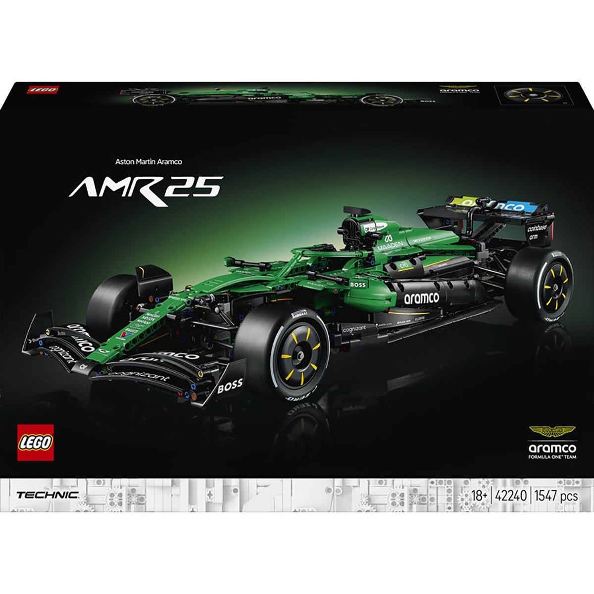 레고 테크닉 Aston Martin Aramco AMR25 F1레이스카 42240