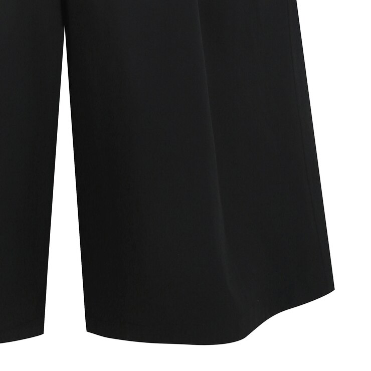 컬럼비아 여성 크롭 와이드 팬츠 - 블랙, L