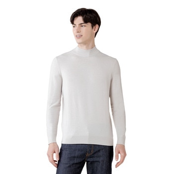 바인 남성 울 100% 모크넥 니트 바인 남성 울 100% 모크넥 니트