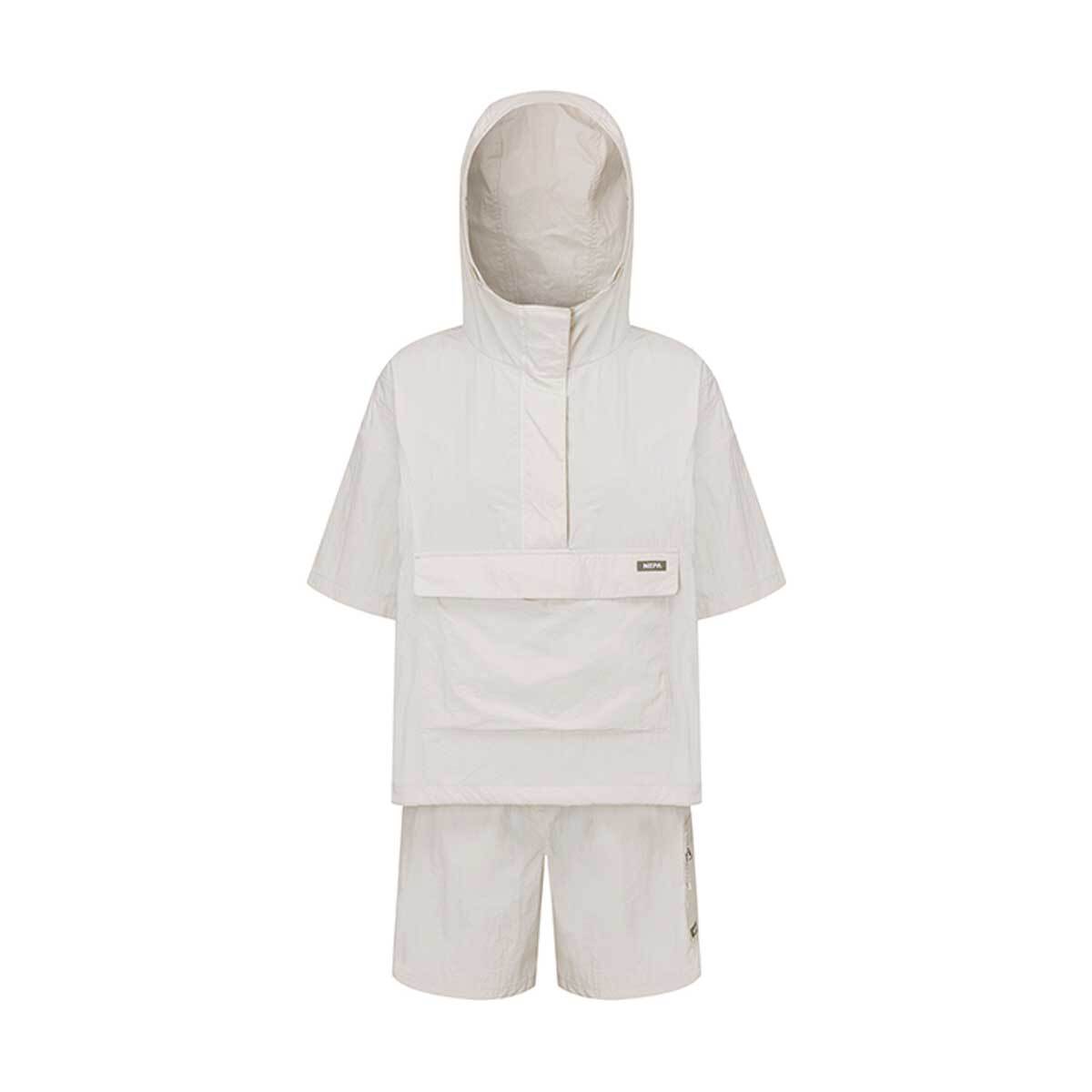 네파 여성 우븐 카고 반바지 - 라이트 베이지, S