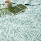 박홍근홈패션 워싱면 양모 스프레드 - 싱글, 민트