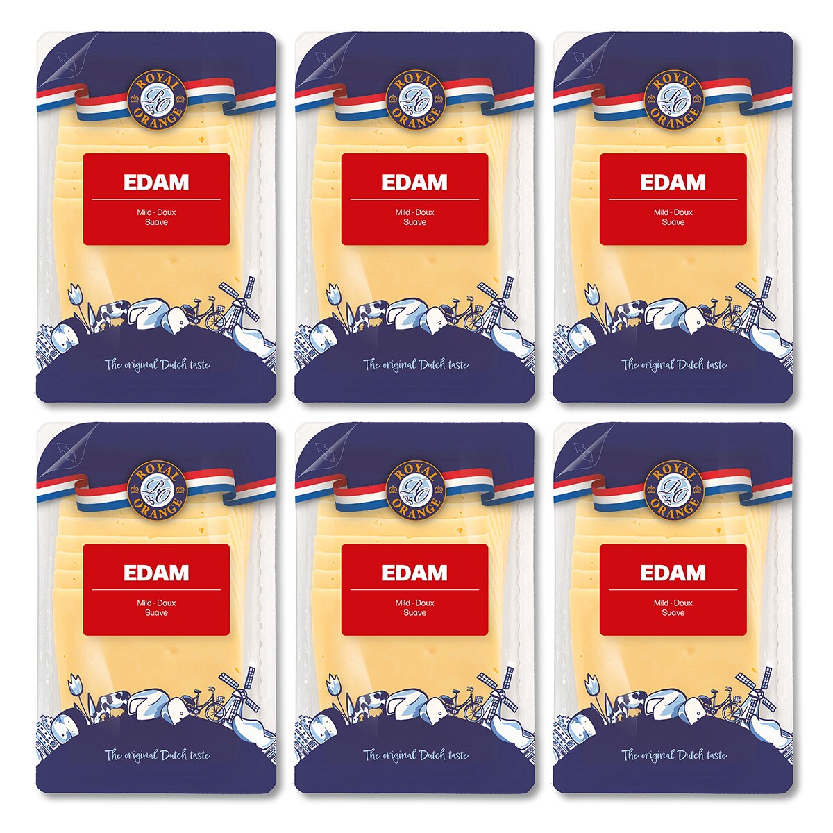 Royal Orange 에담 슬라이스 150g x 6