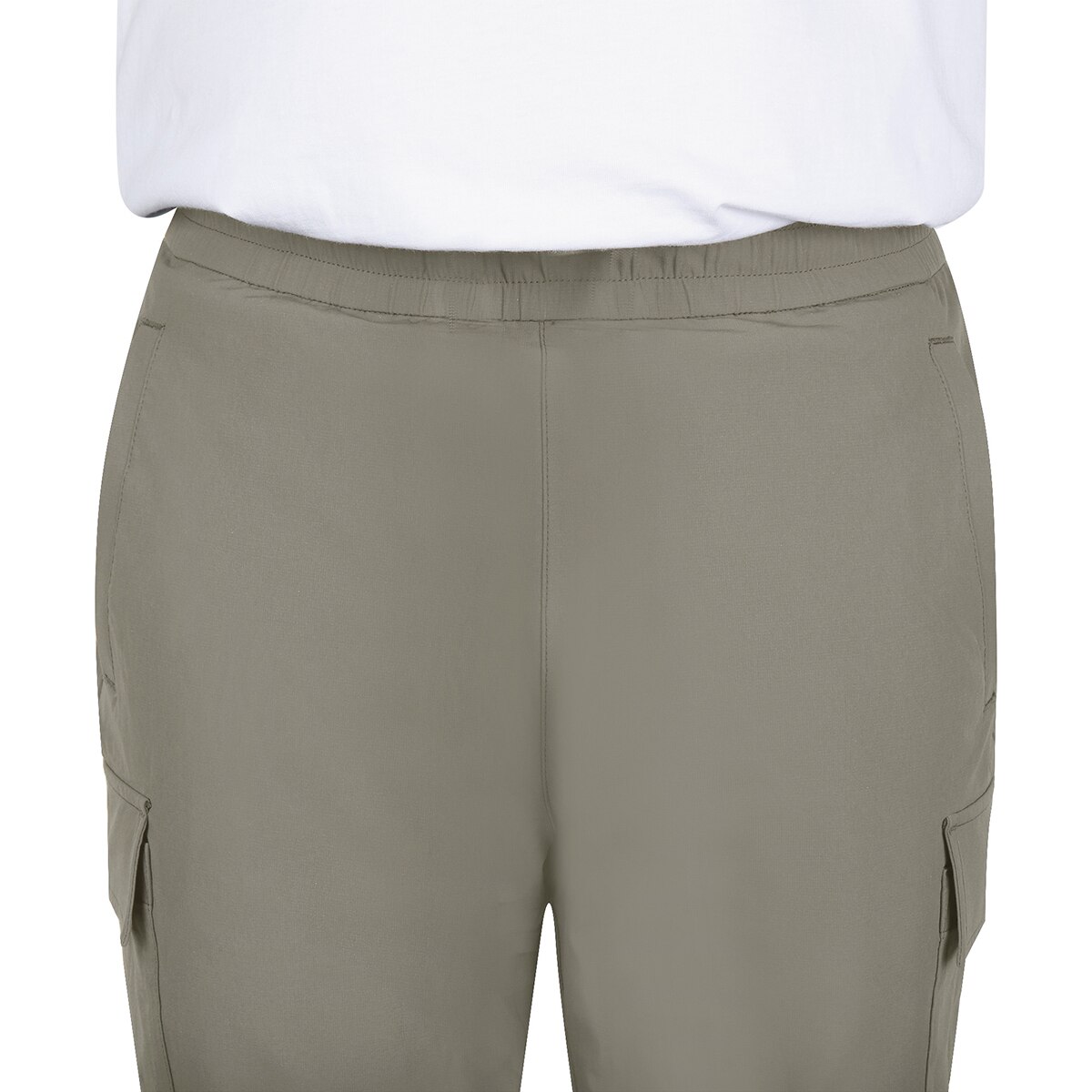 케네스콜 남성 나일론 스판 바지 - 카키, 36