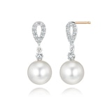 바니찌 8.5mm 아코야 해수진주 귀걸이 드롭펄