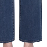 게스 여성 와이드핏 청바지 - 다크 블루