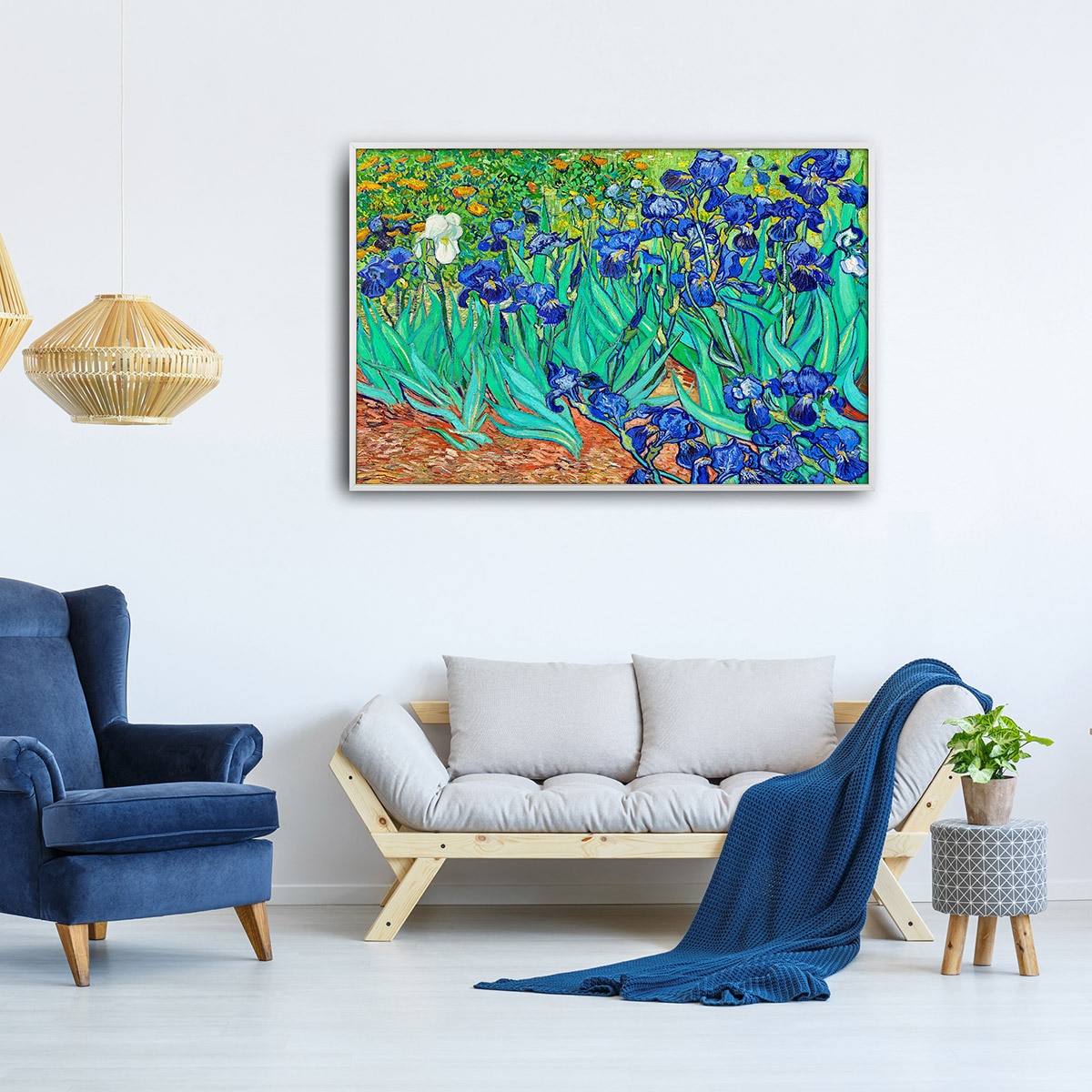 지클레 그림 액자 91x61cm - 고흐, 아이리스