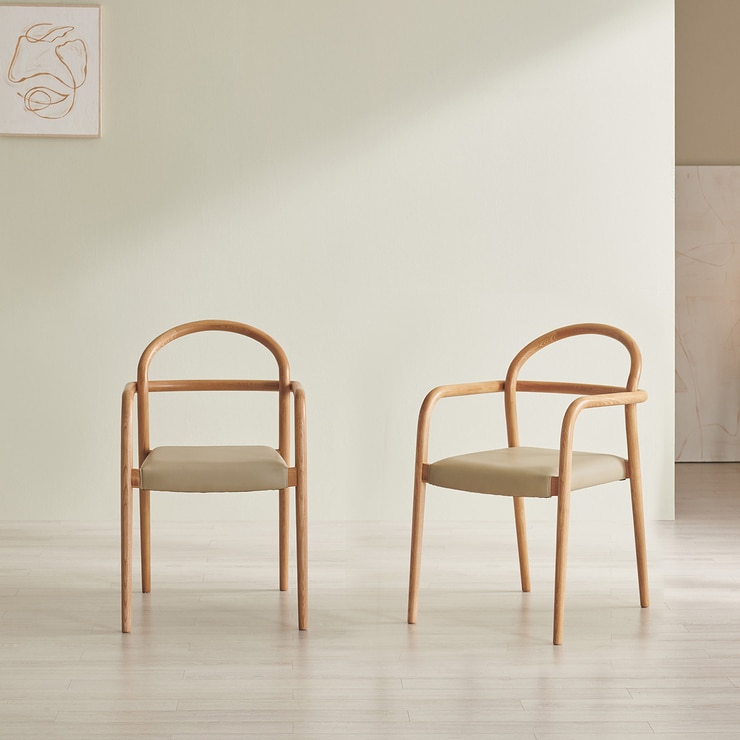 본톤 애쉬 원목 의자 CA-071N