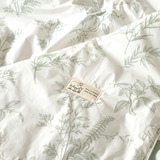 April At Home 80수면 프린트 파이핑 양모이불 - 싱글, 그린