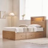 핀란디아 마로네 서랍형 침대 프레임 - 슈퍼싱글 핀란디아 마로네 서랍형 침대 프레임 - 슈퍼싱글