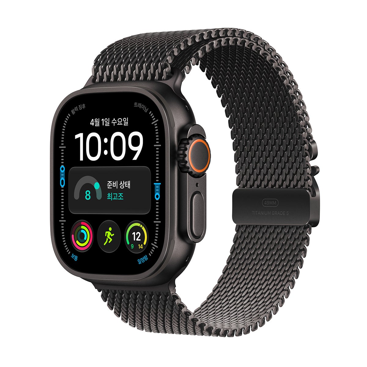 애플워치 울트라 4 GPS + Celluar 블랙티타늄 밀레니즈 애플워치 울트라 4 GPS + Celluar 블랙티타늄 밀레니즈