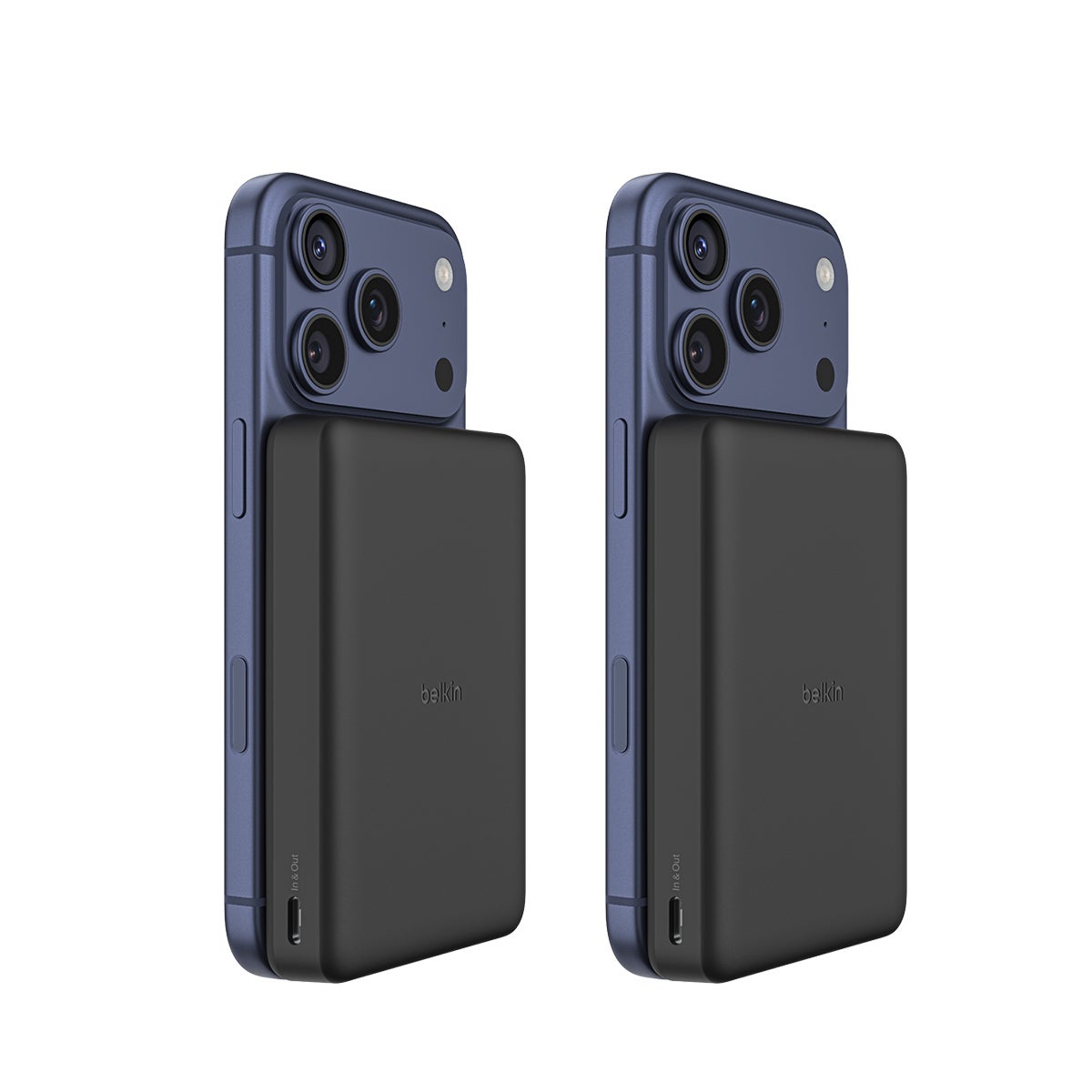 벨킨 10000mAh 초슬림 마그네틱 보조배터리 2PK - 블랙
