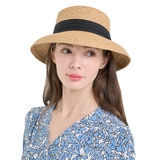 안드레아바나 여성 보우 햇 - 베이지