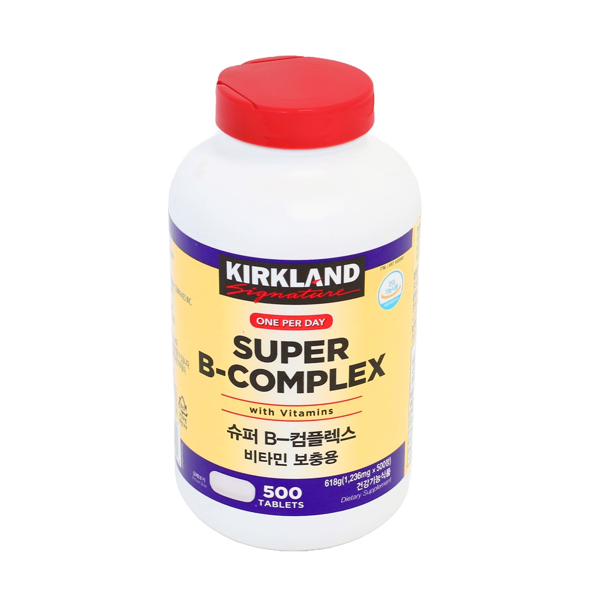 커클랜드 시그니춰 슈퍼 B- 콤플렉스 1,236mg x 500정