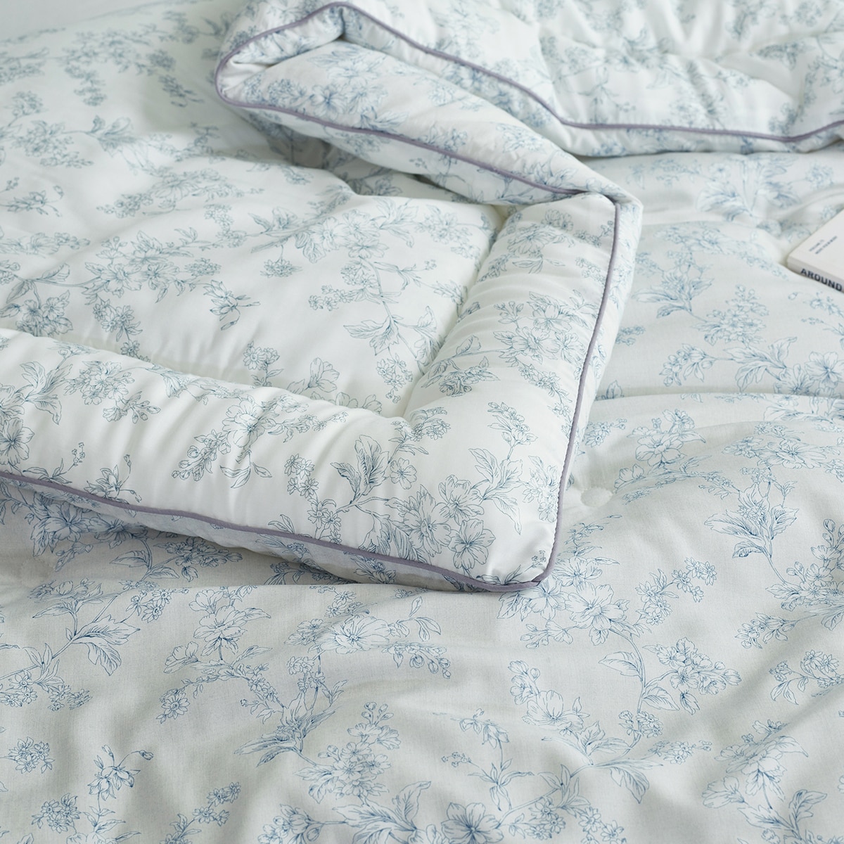 에이프릴앳홈 모달 차렵 이불-퀸, 오즈그레이