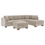 토마스빌 월슨 패브릭 섹셔널 소파 +수납형오토만