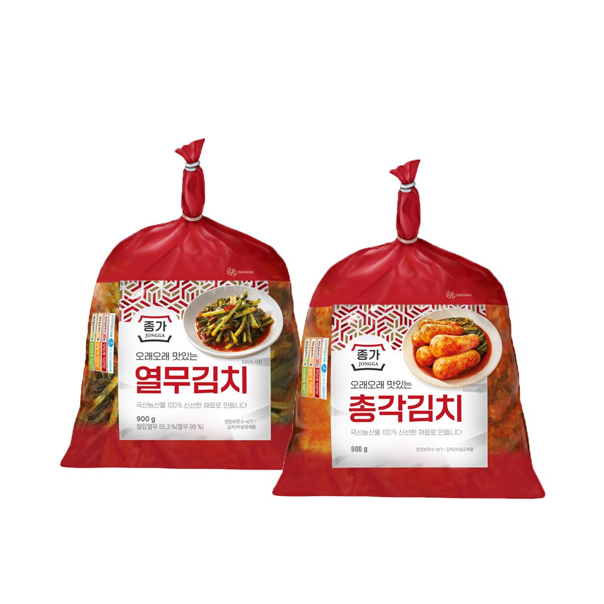 종가집 총각김치900g열무김치900g혼합팩